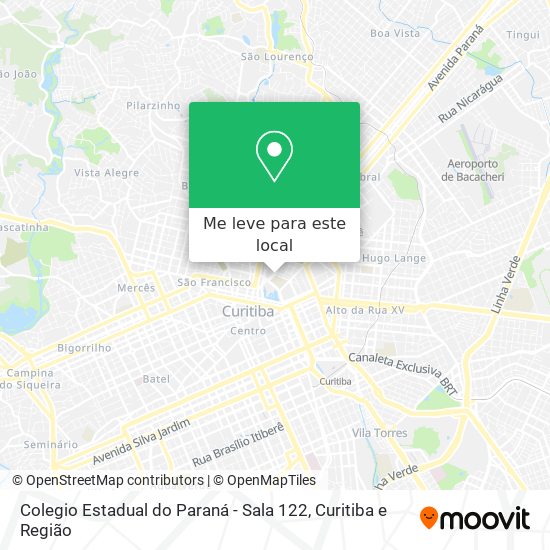 Colegio Estadual do Paraná - Sala 122 mapa