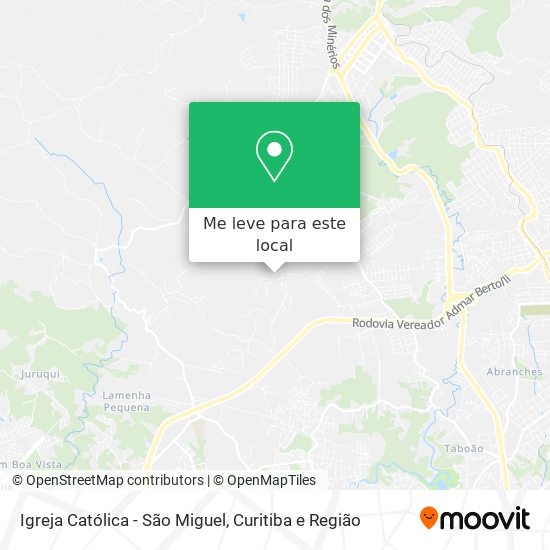 Igreja Católica - São Miguel mapa