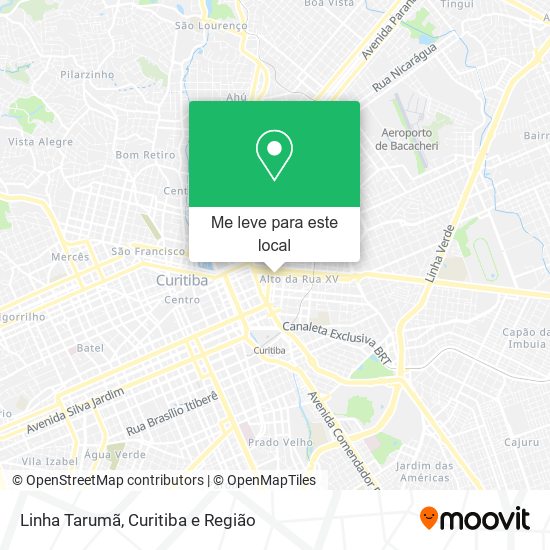 Linha Tarumã mapa