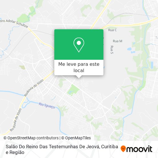 Salão Do Reino Das Testemunhas De Jeová mapa