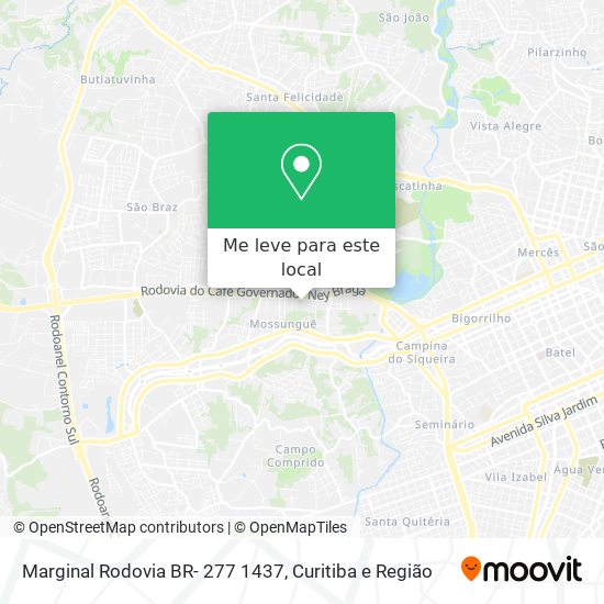 Marginal Rodovia BR- 277 1437 mapa