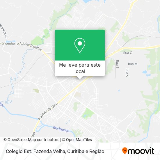 Colegio Est. Fazenda Velha mapa