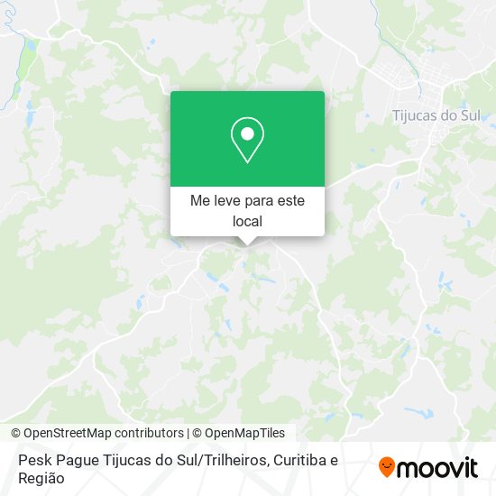Pesk Pague Tijucas do Sul / Trilheiros mapa