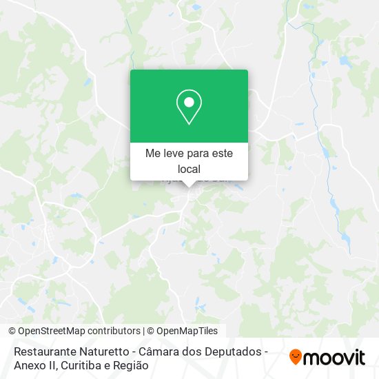 Restaurante Naturetto - Câmara dos Deputados - Anexo II mapa