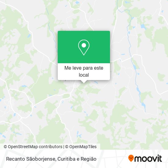 Recanto Sãoborjense mapa