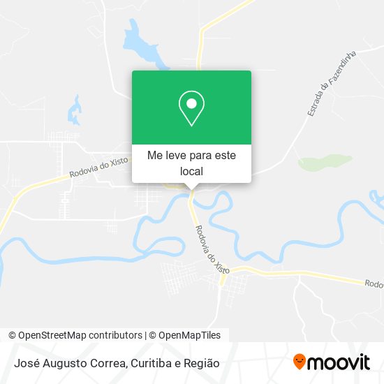 José Augusto Correa mapa