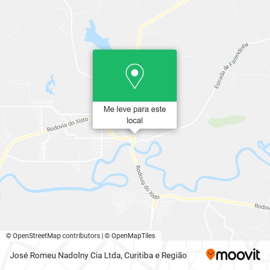 José Romeu Nadolny Cia Ltda mapa