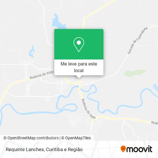Requinte Lanches mapa