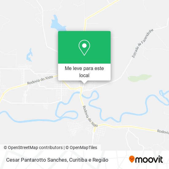 Cesar Pantarotto Sanches mapa