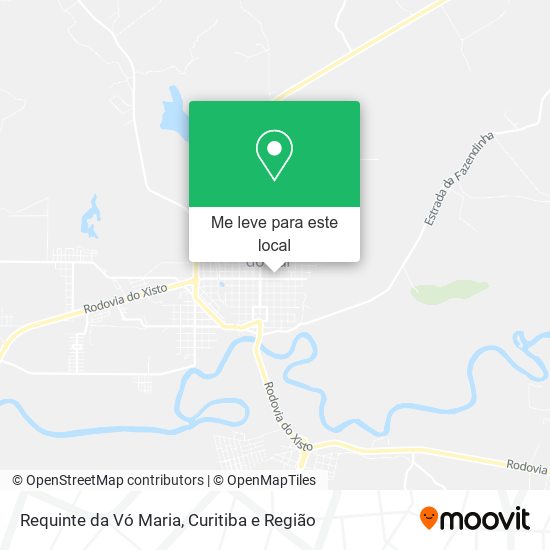 Requinte da Vó Maria mapa
