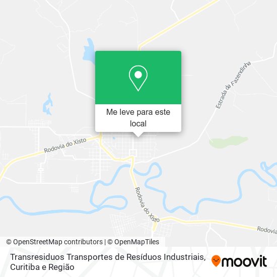 Transresiduos Transportes de Resíduos Industriais mapa