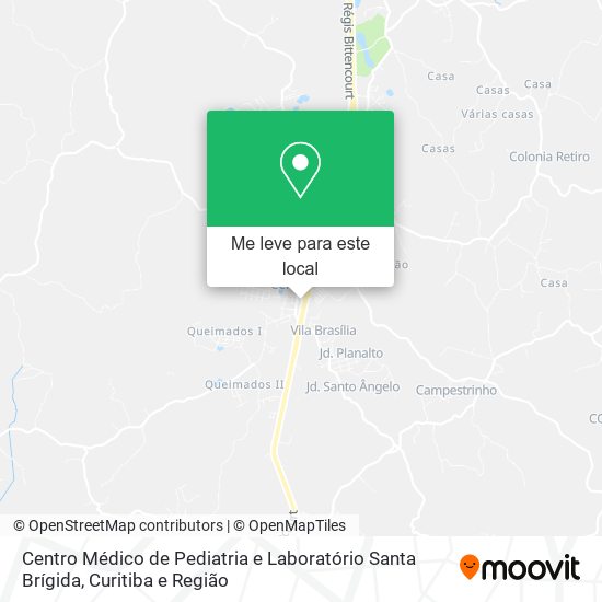 Centro Médico de Pediatria e Laboratório Santa Brígida mapa