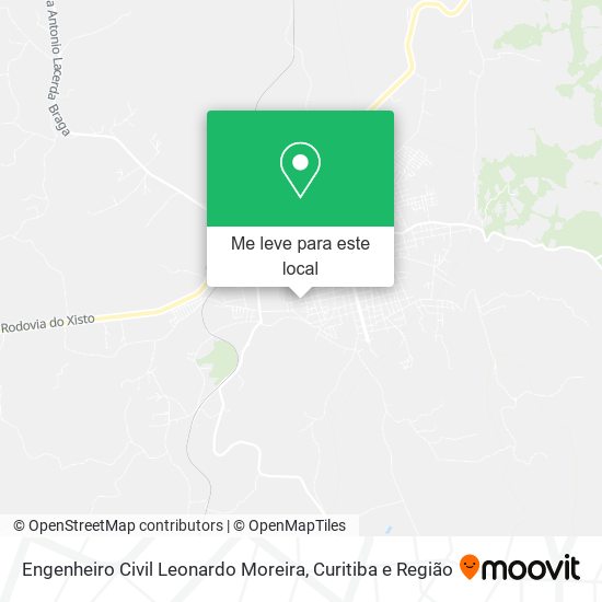 Engenheiro Civil Leonardo Moreira mapa