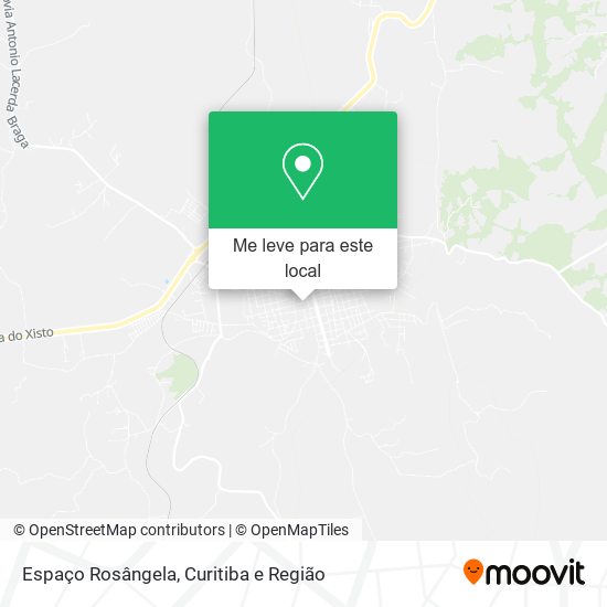 Espaço Rosângela mapa