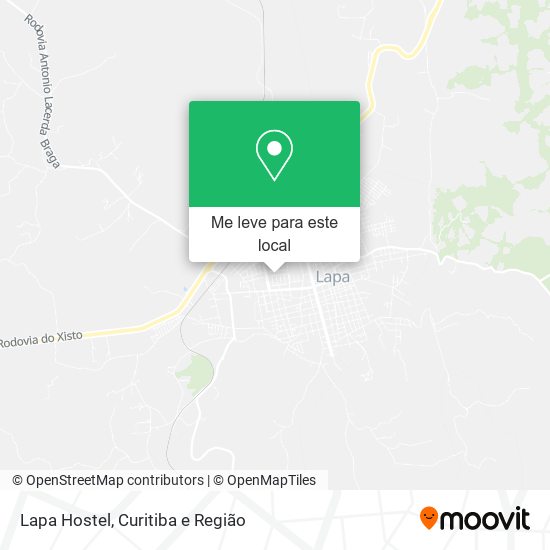 Lapa Hostel mapa