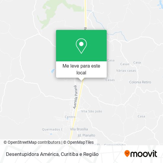 Desentupidora América mapa