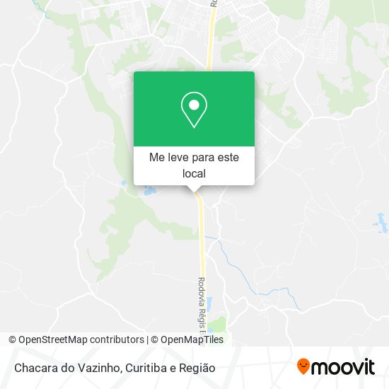 Chacara do Vazinho mapa