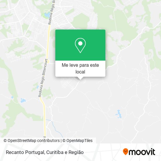 Recanto Portugal mapa