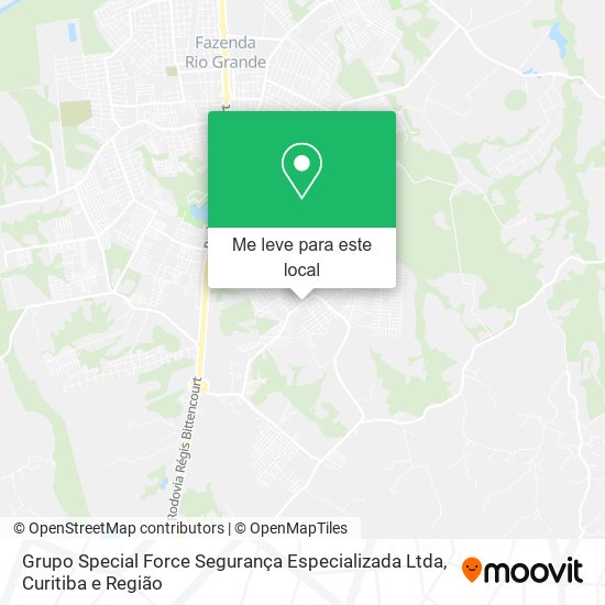 Grupo Special Force Segurança Especializada Ltda mapa