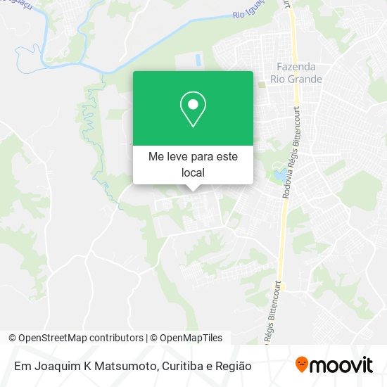 Em Joaquim K Matsumoto mapa