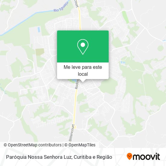Paróquia Nossa Senhora Luz mapa