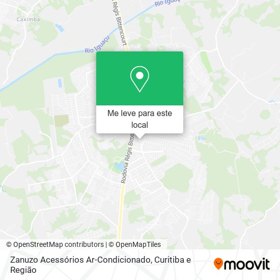 Zanuzo Acessórios Ar-Condicionado mapa
