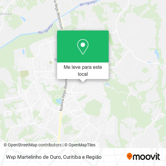 Wxp Martelinho de Ouro mapa