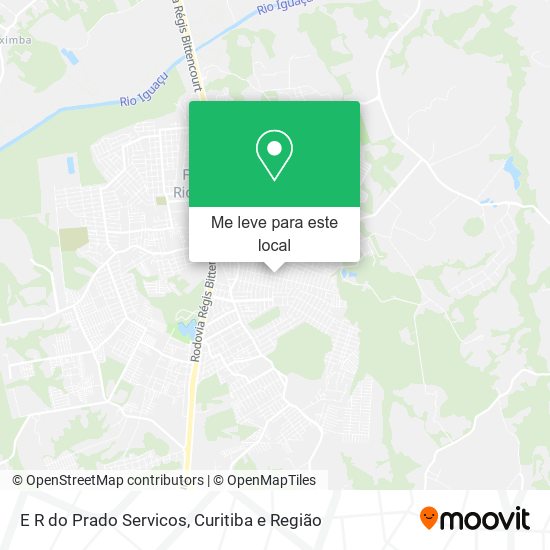 E R do Prado Servicos mapa