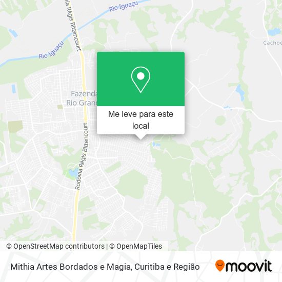 Mithia Artes Bordados e Magia mapa