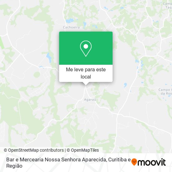 Bar e Mercearia Nossa Senhora Aparecida mapa