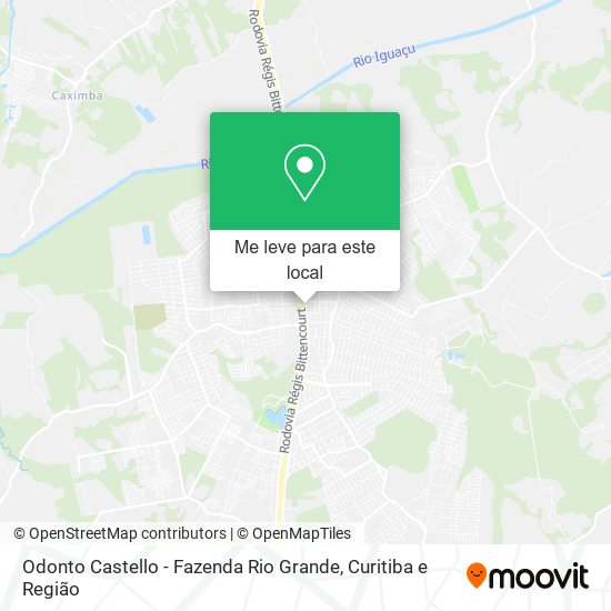 Odonto Castello - Fazenda Rio Grande mapa