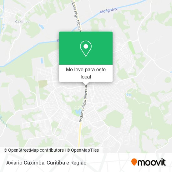 Aviário Caximba mapa