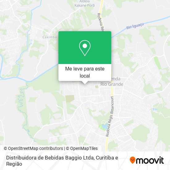 Distribuidora de Bebidas Baggio Ltda mapa