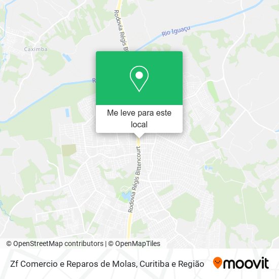 Zf Comercio e Reparos de Molas mapa