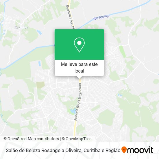 Salão de Beleza Rosângela Oliveira mapa