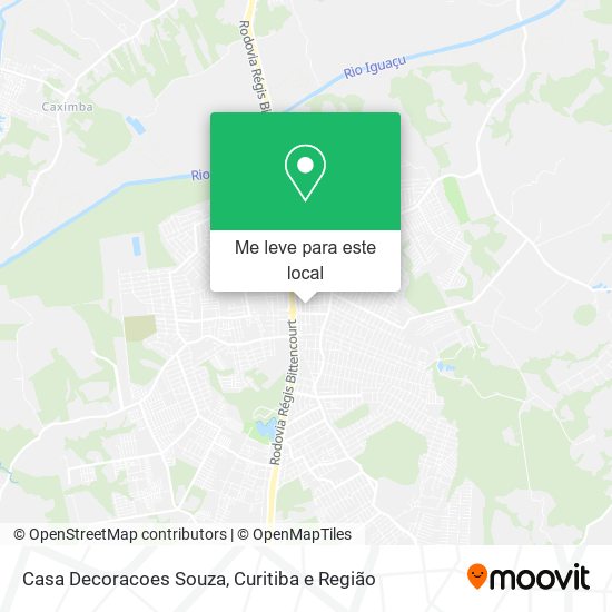 Casa Decoracoes Souza mapa
