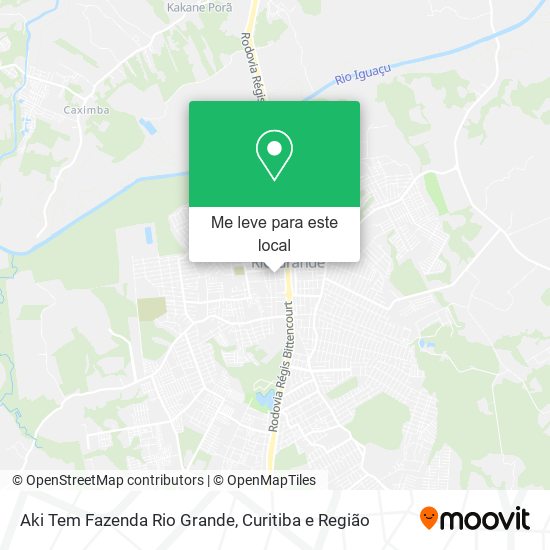 Aki Tem Fazenda Rio Grande mapa