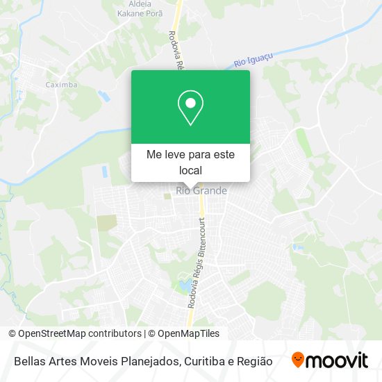 Bellas Artes Moveis Planejados mapa