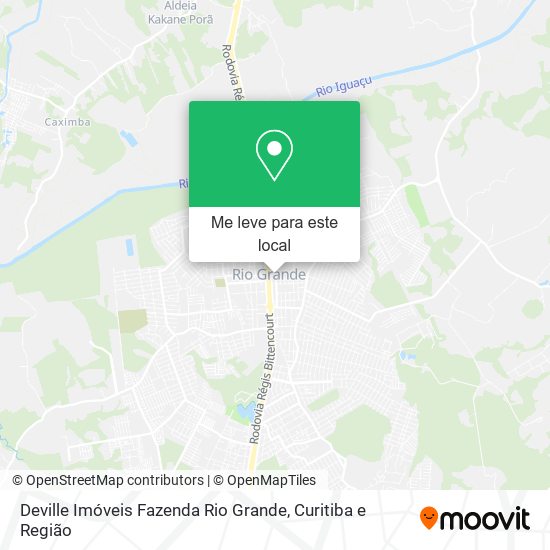 Deville Imóveis Fazenda Rio Grande mapa