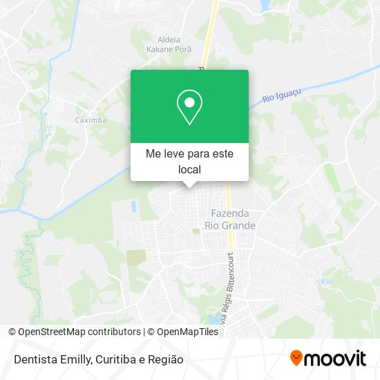 Dentista Emilly mapa