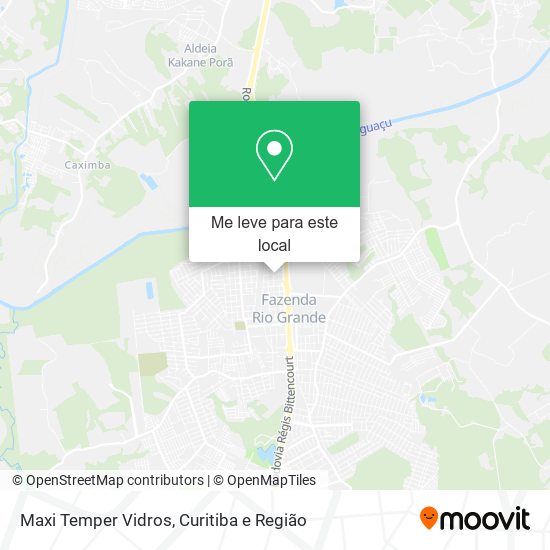 Maxi Temper Vidros mapa