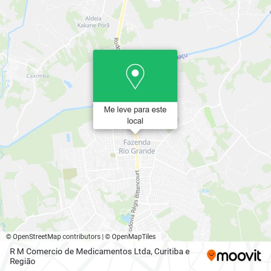 R M Comercio de Medicamentos Ltda mapa