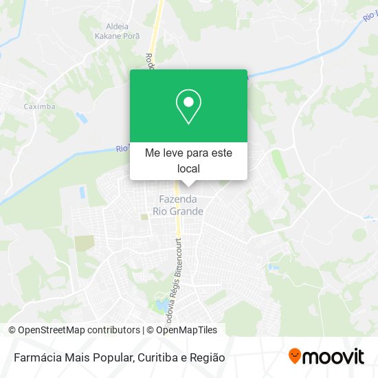 Farmácia Mais Popular mapa