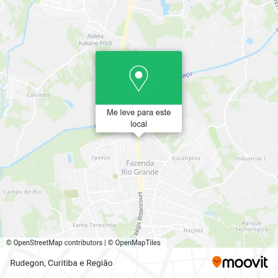 Rudegon mapa