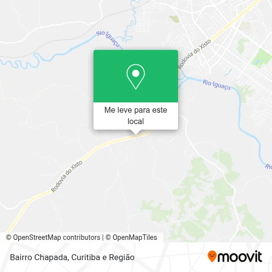 Bairro Chapada mapa