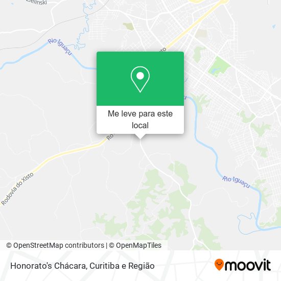 Honorato's Chácara mapa