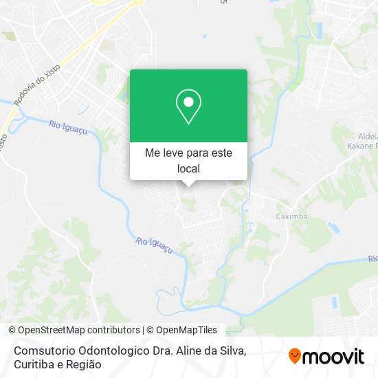 Comsutorio Odontologico Dra. Aline da Silva mapa