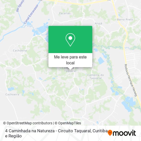 4 Caminhada na Natureza - Circuito Taquaral mapa