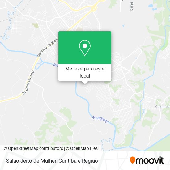 Salão Jeito de Mulher mapa