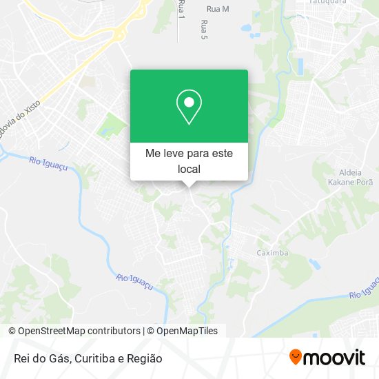 Rei do Gás mapa